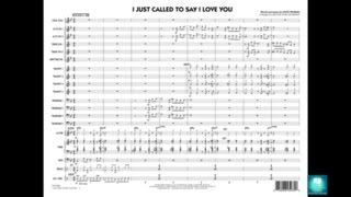 I Just Called To Say I Love You by Stevie Wonder/arr. Mossman chords