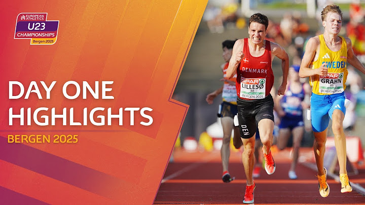 EPIC 10,000m finish! 🤯🔥 Day one highlights | Bergen 2025 European Athletics U23 Championships