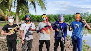 Mengumpulkan Mainan Tembak Tembakan Sniper, Nerf Gun, Assault Rifle, Air Blaster Gun, Bullet Gun.