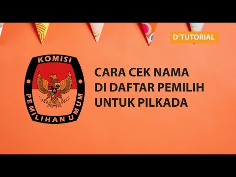 D&#39;tutorial Cara Mengecek DPT Secara Online