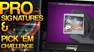 Csgo - Pro Signatures Pick Em