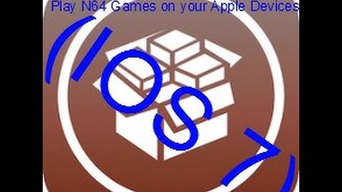 How to play n64 on ios 7 (Jailbroken)