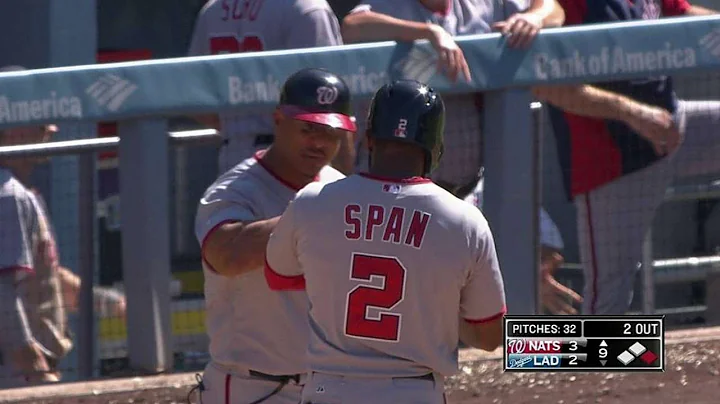 WSH@LAD: Span gives Nats lead in 9th with RBI single