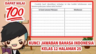 Kunci Jawaban Bahasa Indonesia Kelas 12 Halaman 25