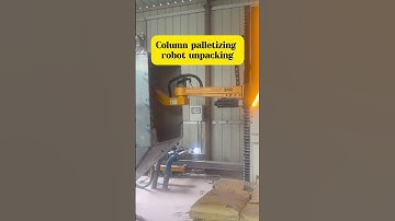 Column palletizing robot.#robot #industrial #welding #spraying #manufacturing #casting #stamping