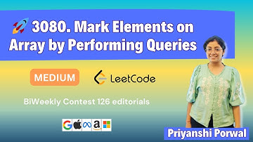 3080. Mark Elements on Array by Performing Queries | Biweekly 126 | Min Heap | Implementation | C++