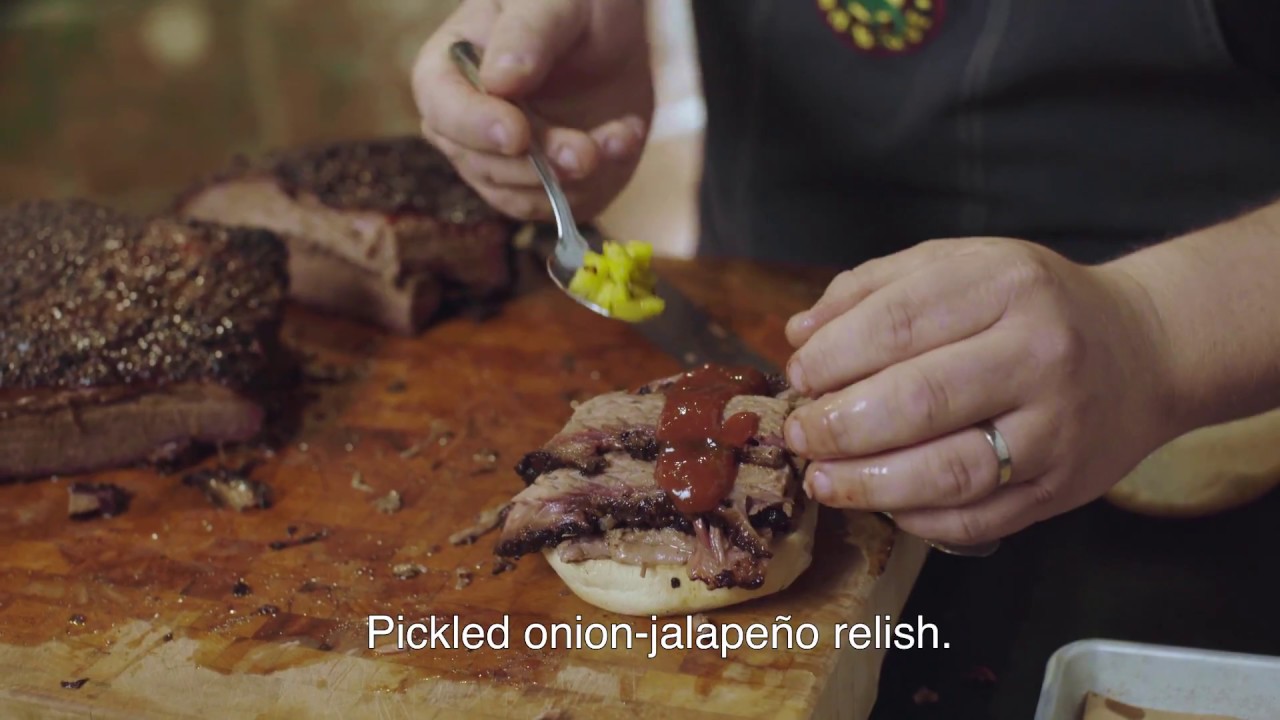 Dinosaur BarBQue Brisket Sandwich YouTube