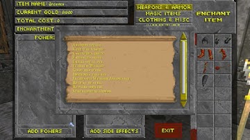 Daggerfall Episode Bonus 1: Magic items