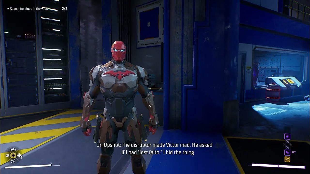 Gotham Knights Search for Clues in the Vault Quartz Labs Walkthrough YouTube