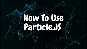 How to use particles.js - particles.js as background - background particles animation jquery