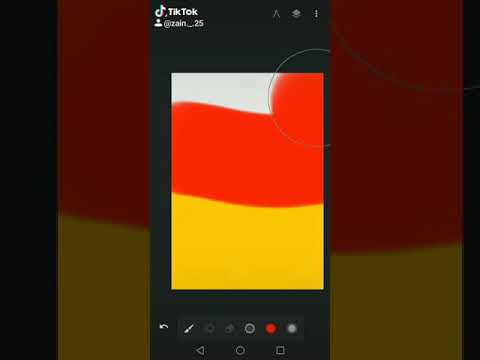 دمجت لون الأحمر مع الأصفر النتيجه