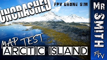 UNCRASHED Drone Simulator - Testing the Map ARCTIC ISLAND 🎮 #FPV #Uncrashed