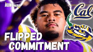 BOOM! LSU Flips OL Commit Amaziah Siale | Lane Kiffin Loading Up on Offensive Linemen