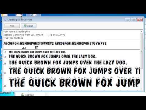 How to Install a Type 1 Font File for Microsoft Word : Office Software Help