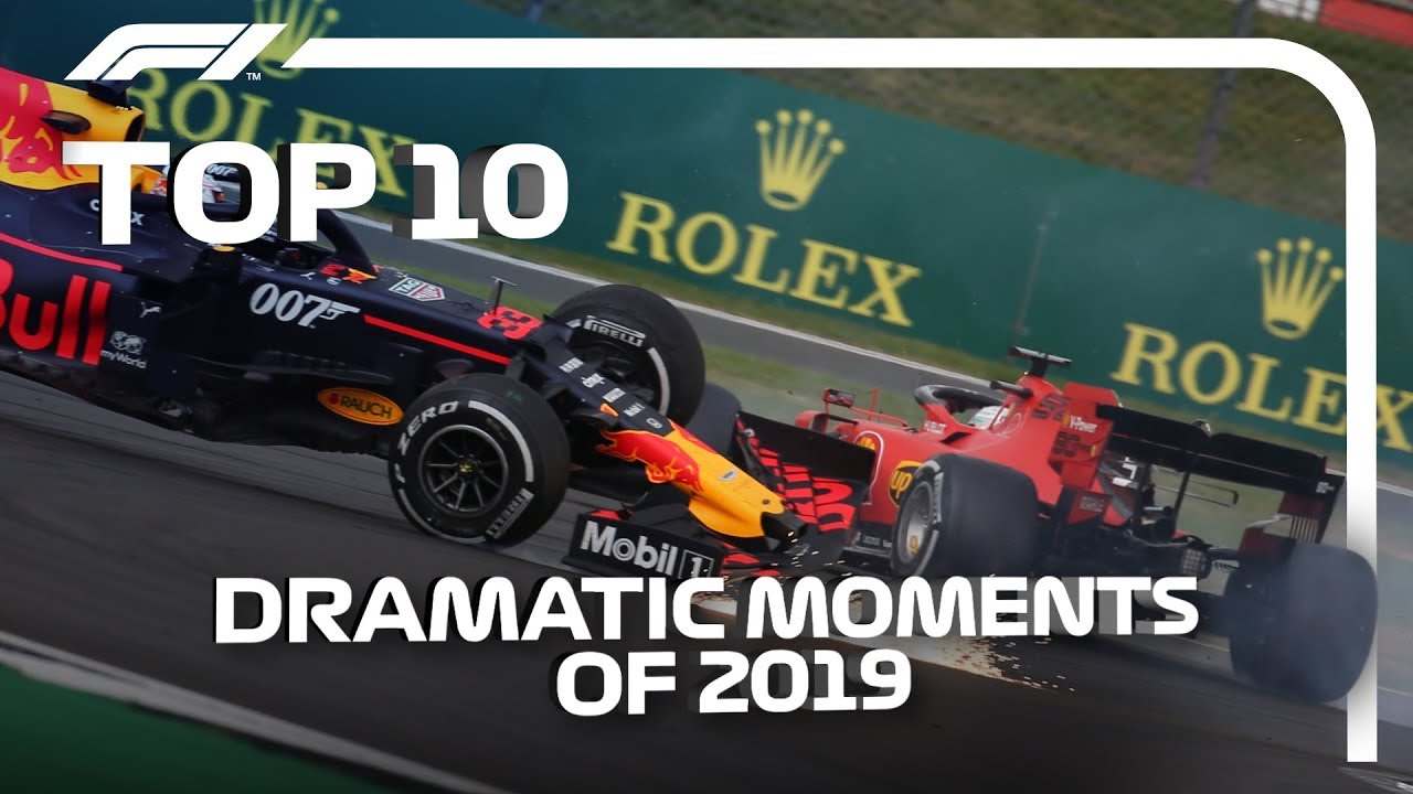 Top Dramatic F1 Moments of 2019 - YouTube