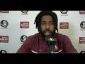 FSU DB Jarques McClellion on leaving Arkansas, Norvell recruitment, assesses game