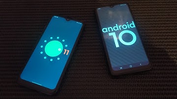 Samsung Galaxy A10 Android 11 OneUI 3.1 versus Android 10 OneUI 2.0 snelheidstest