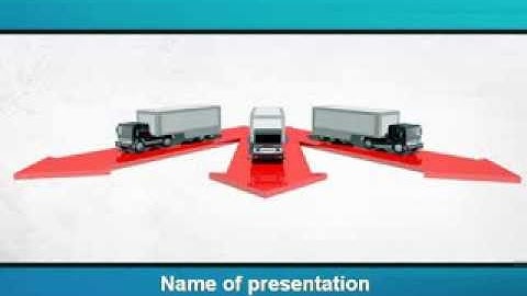 Freight Car Logistics PowerPoint Template by PoweredTemplate.com