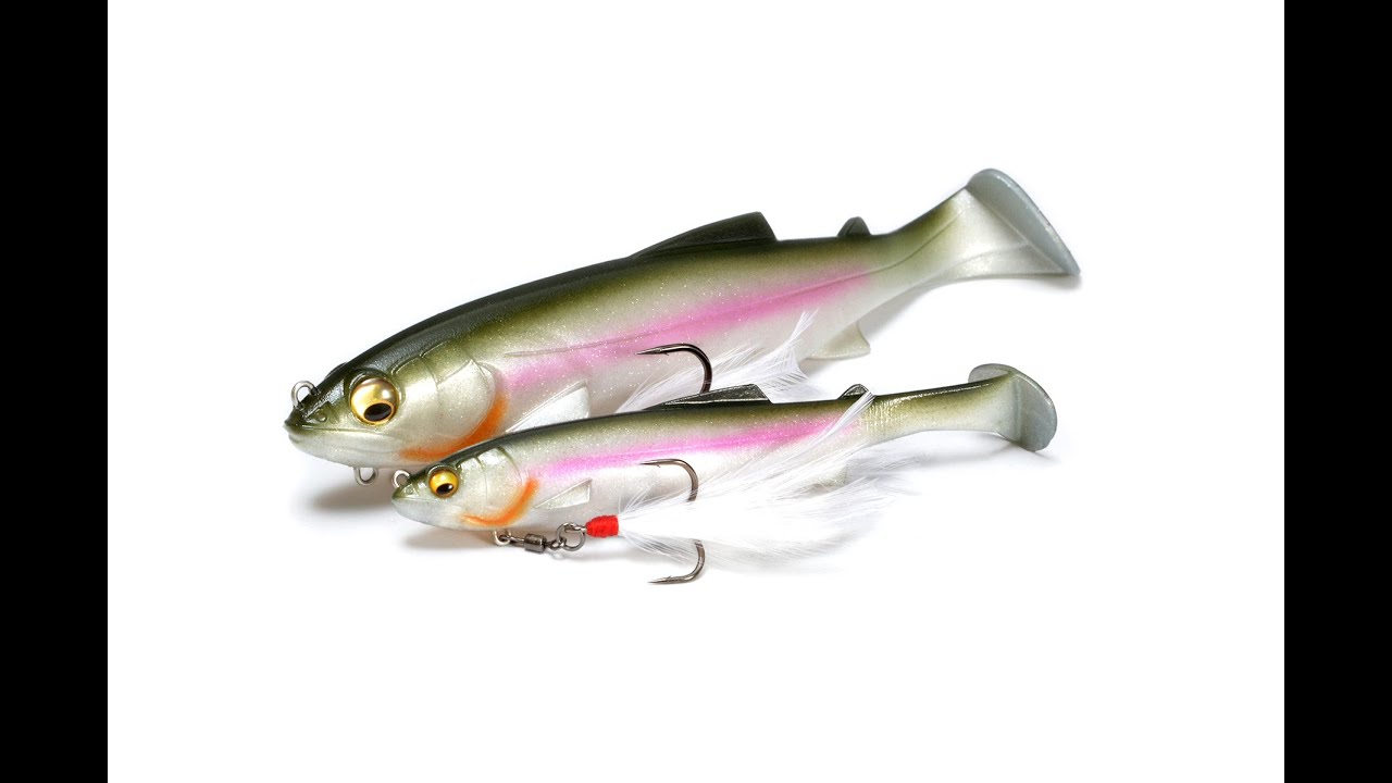 Megabass Slooul Spare Feather Hooks Size #2 - 2 Pack, For MAGSLOWL, MAGDRAFT, I-SLIDE Swimbaits