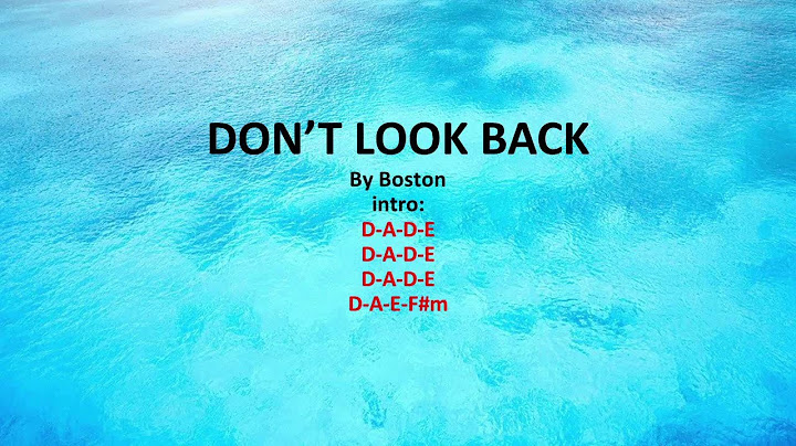 Don't Look Back Acoustic version - Acoustic performance video thumbnail