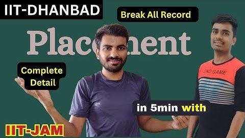Opportunities after IIT-JAM || Complete Detail IIT-Dhanbad MSc Mathematics & Computing