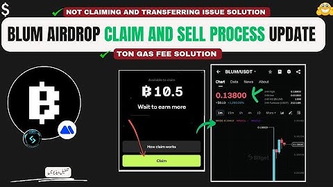 Blum Airdrop Claim , Withdrawal & Sell Process Guide | TON Gas Fee & Claiming Issue Solution