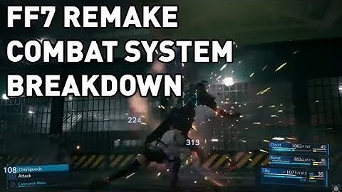 FF7 Remake: Combat System Breakdown