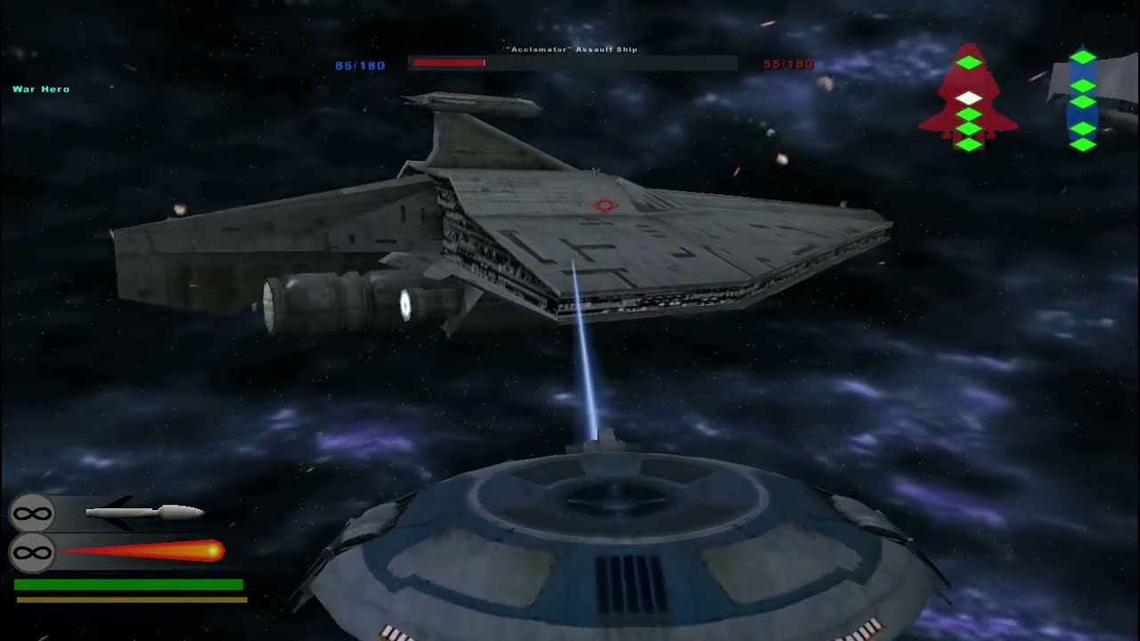 Star Wars Battlefront II - Space Mygeeto - Instant Action - YouTube