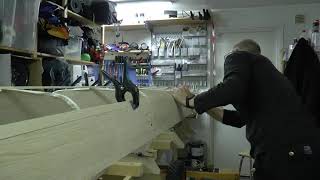 How to DIY strip building a Kayak without staple holes, better finish but time consuming #107