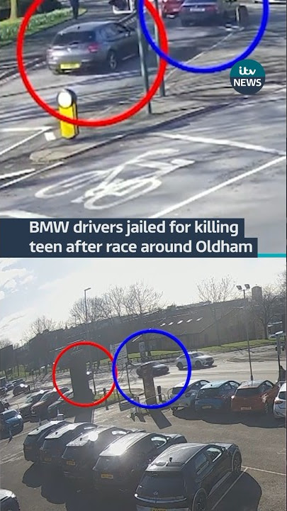 BMW boy-racers jailed after killing teenager in hit-and-run #itvnews # was #oldham
