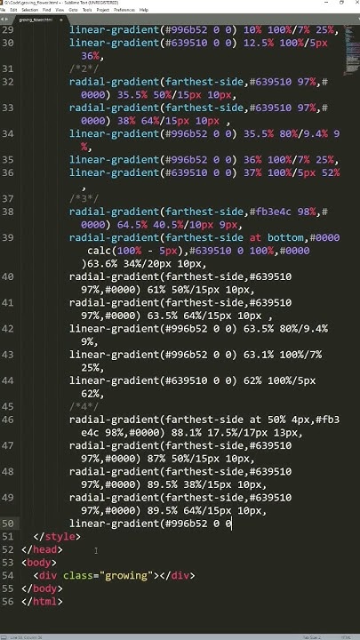 Growing Flower Animation In HTML CSS #shorts #html #css #coding #asmr # ...