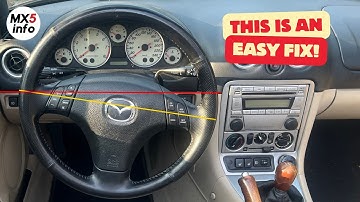 Zo corrigeer je de uitlijning van het stuur op de MX-5