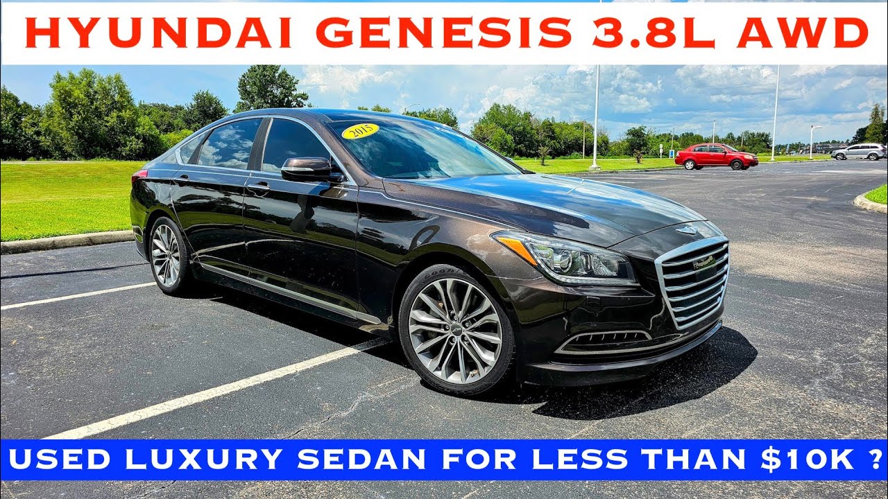 Luxury Sedan For Less Than $10k ? 2015 Hyundai Genesis 3.8L AWD Sedan ...
