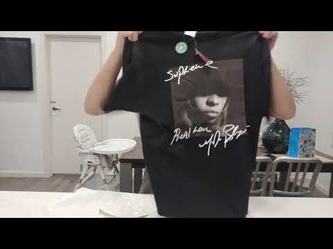 supreme  mary j tee 黒L