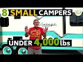 8 Small Camper Trailers with Bathrooms - All Under 4000 lbs