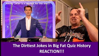 American Reacts to 17 Minutes of the Dirtiest Jokes in Big Fat Quiz History REACTION