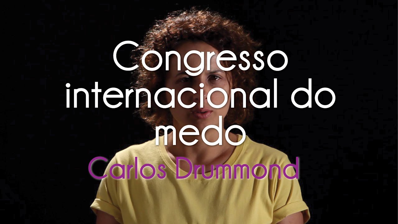 Questões Sobre O Poema Congresso Internacional Do Medo