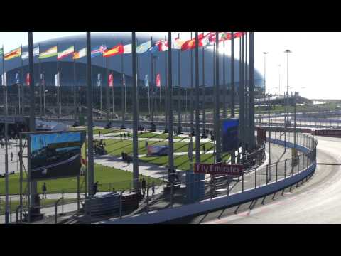 Первый круг гонки GP2, Сочи автодром 2014