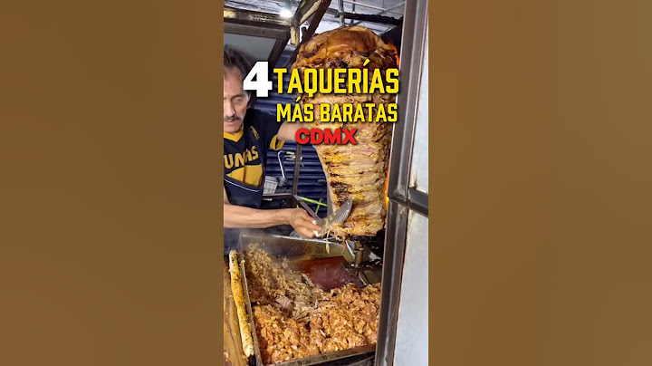 Las 4 Taquerías más baratas de la CDMX 🌮 ••• cdmx #tacos #taqueria #barato