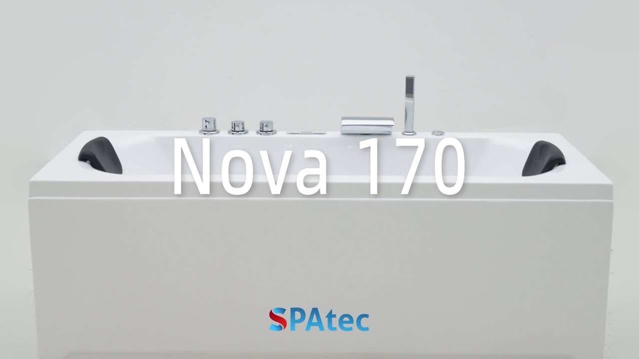 Whirlpool-Badewanne Spatec Nova 170