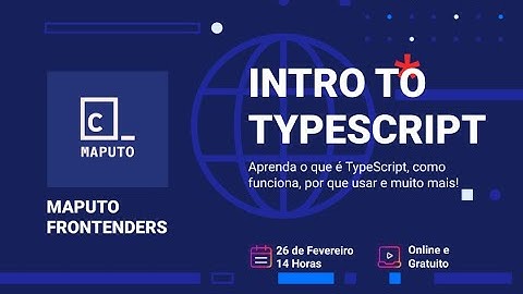 Introdução ao TypeScript - Meetup #1