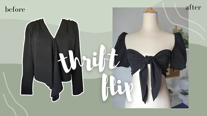 THRIFT FLIP/ upcycle old long sleeves into summer ...