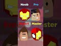 RobloxCraft Avengers 🎮: A Pause Game Challenge 🛑 (Cartoon Animation) 🎬 #shorts
