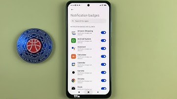Notification badges on Xiaomi Redmi Note 10 Android 11