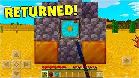 The Nether Reactor Core BACK In Minecraft Pocket Edition!