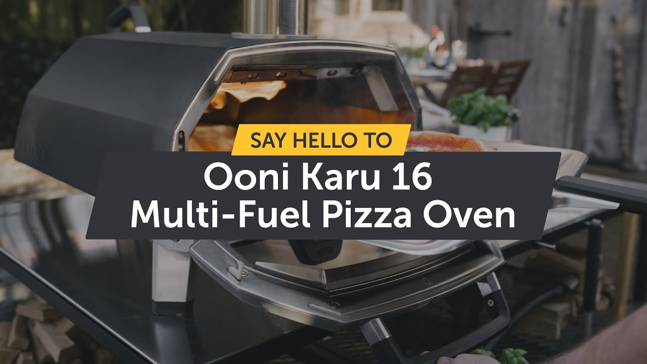 Ooni Karu 16 - Grand four à pizza portatif multi-combustibles