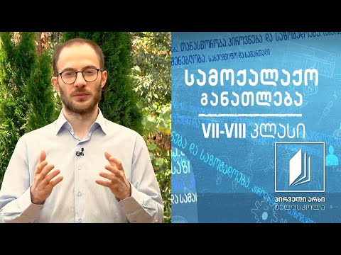 სამოქალაქო განათლება, VII-VIII  კლასები - დემოკრატიის პრინციპები #ტელესკოლა