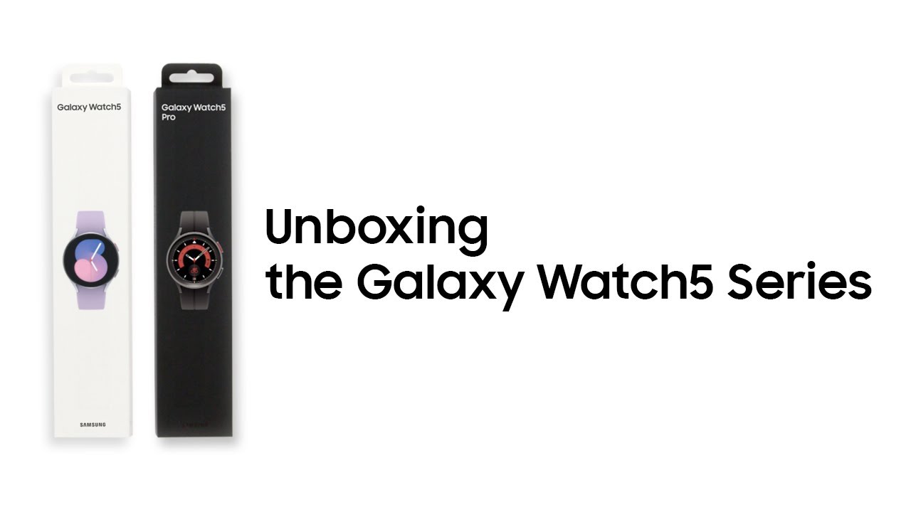 What do you get inside the box of the Samsung Galaxy Watch 5 series?