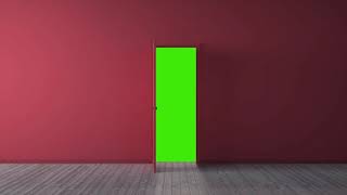 Opening Door Green Screen (FREE TO USE)