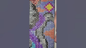 X Method Coloring In Mosaic Art Halloween Color By Number Sachin Sachdeva